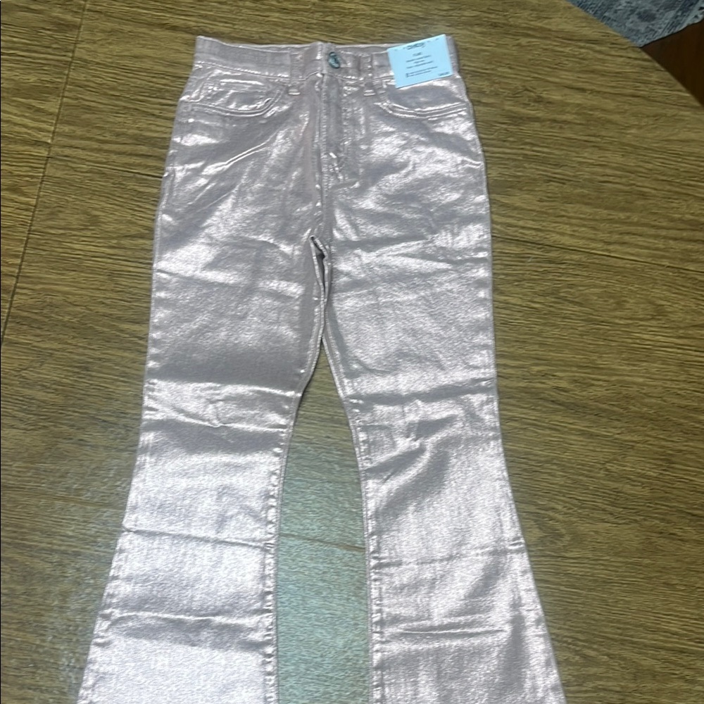 OshKosh B'gosh Metallic Pink Flare Pants